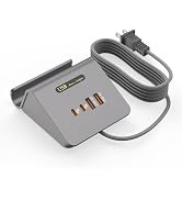 WUKUR Multiple USB Charger Station with USB C Charging Station for Multiple Devices, USB C Charge...