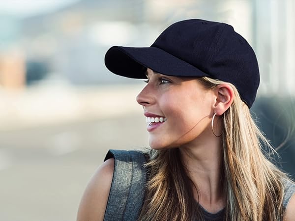 satin lined baseball cap