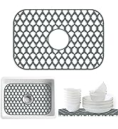 SAMSIER Sink Protectors for Kitchen Sink, Kitchen Sink Accessory - Silicone Mats Grid for Stainle...