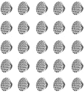 Healifty 30pcs Dental Orthodontic Lingual Buttons Bondable Round Base