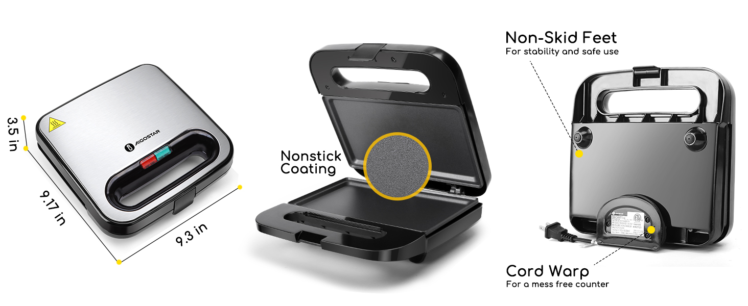toaster sandwich maker panini toaster panini press cast iron