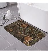 Camouflage Bath Mat Diatomaceous Earth Rug Super Absorbent Non Slip Quick Dry Bathroom Kitchen Do...