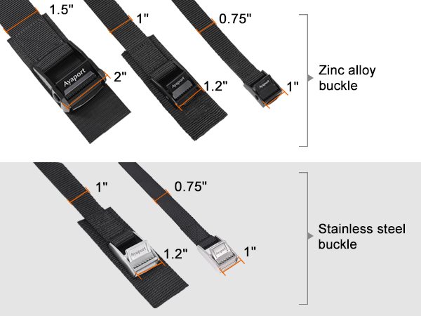 stainless steel buckle tie down straps