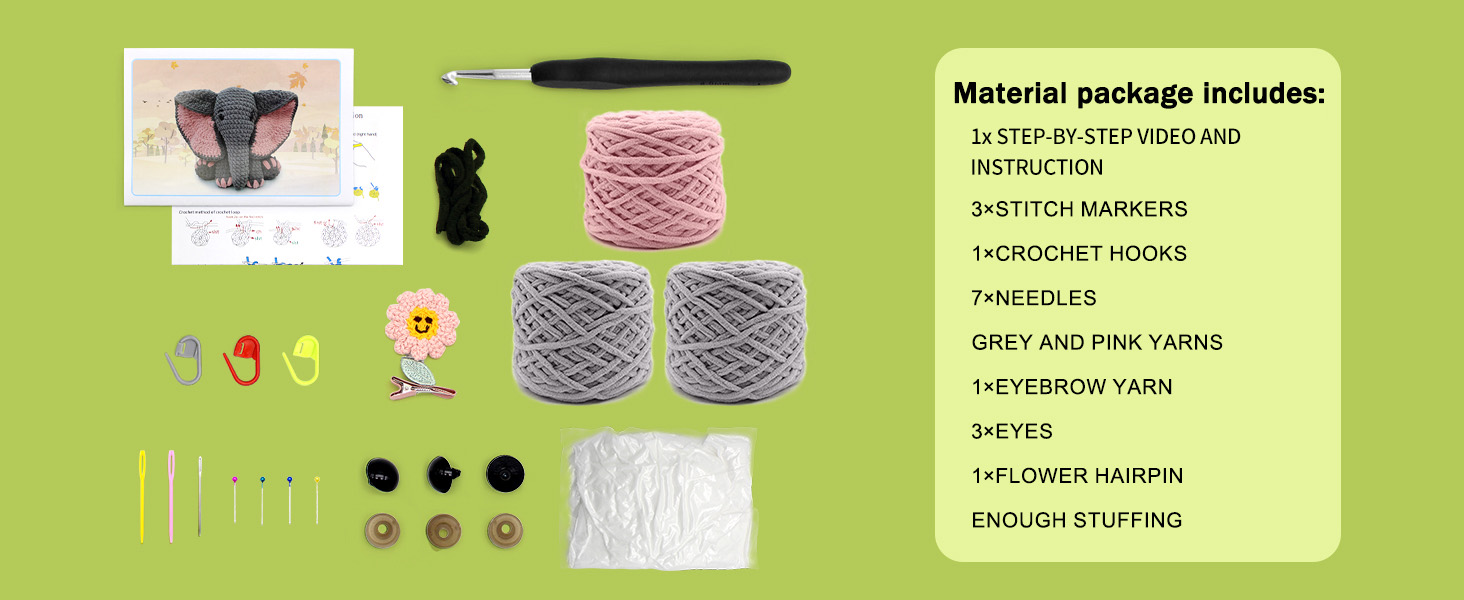 Material package includes:
