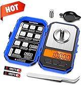 AMIR 50g/0.001g Digital Milligram Scale, Portable Jewelry Scale, High Precision Electronic Pocket...