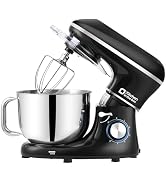 Kitchen in the box Stand Mixer, 6.5QT 660W Electric Kitchen Mixer, 6-Speed Tilt-Head Food Mixer w...