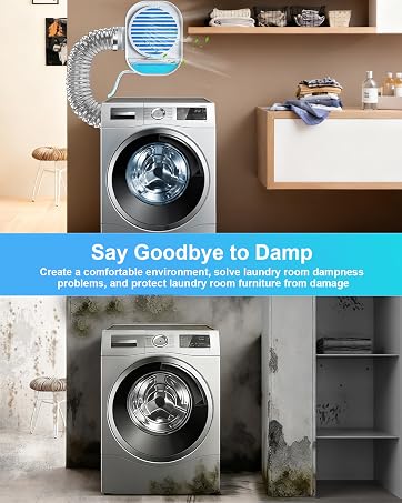 Streamline Indoor Dryer Vent with Dehumidifier