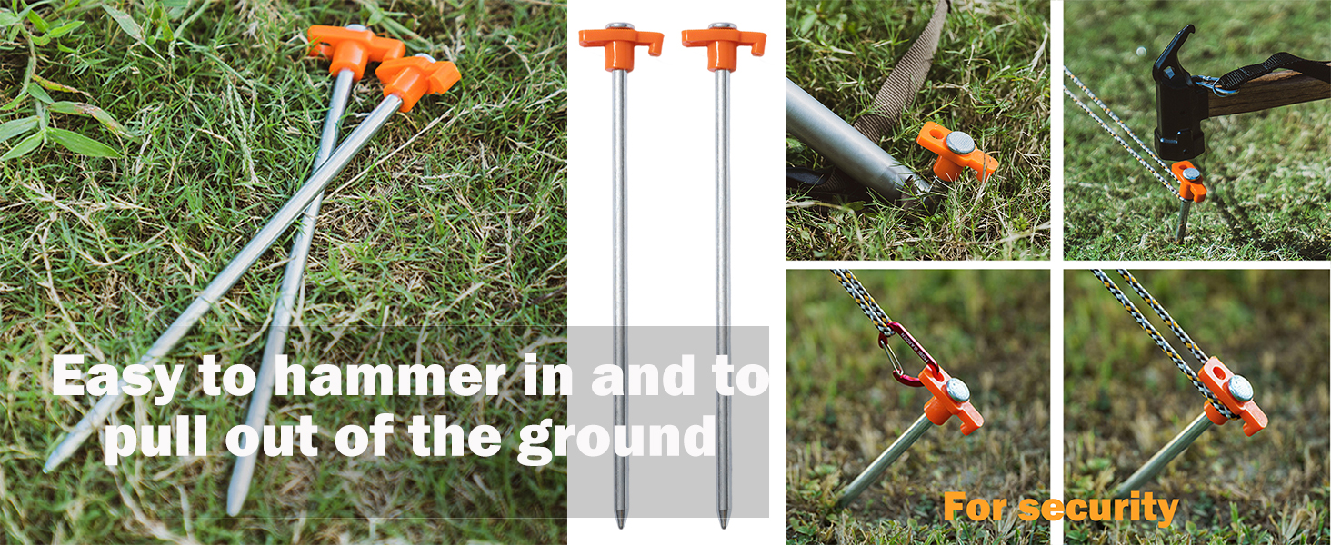 Heavy Duty Tent Stakes Tent Pegs Camping Stakes
