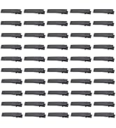 50 Pcs Black Alligator Hair Clip Single Prong Flat Top Metal Duck Bill Clip Hair Hairbow Accessor...