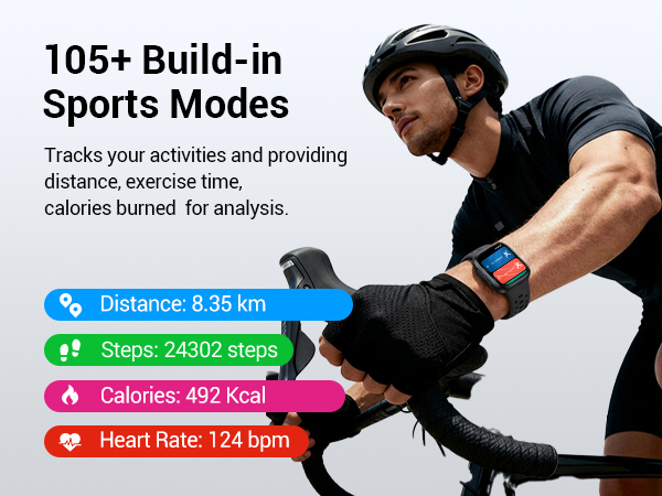 smart watch with 105 sport modes
