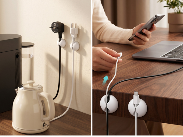 nightstand cable holder