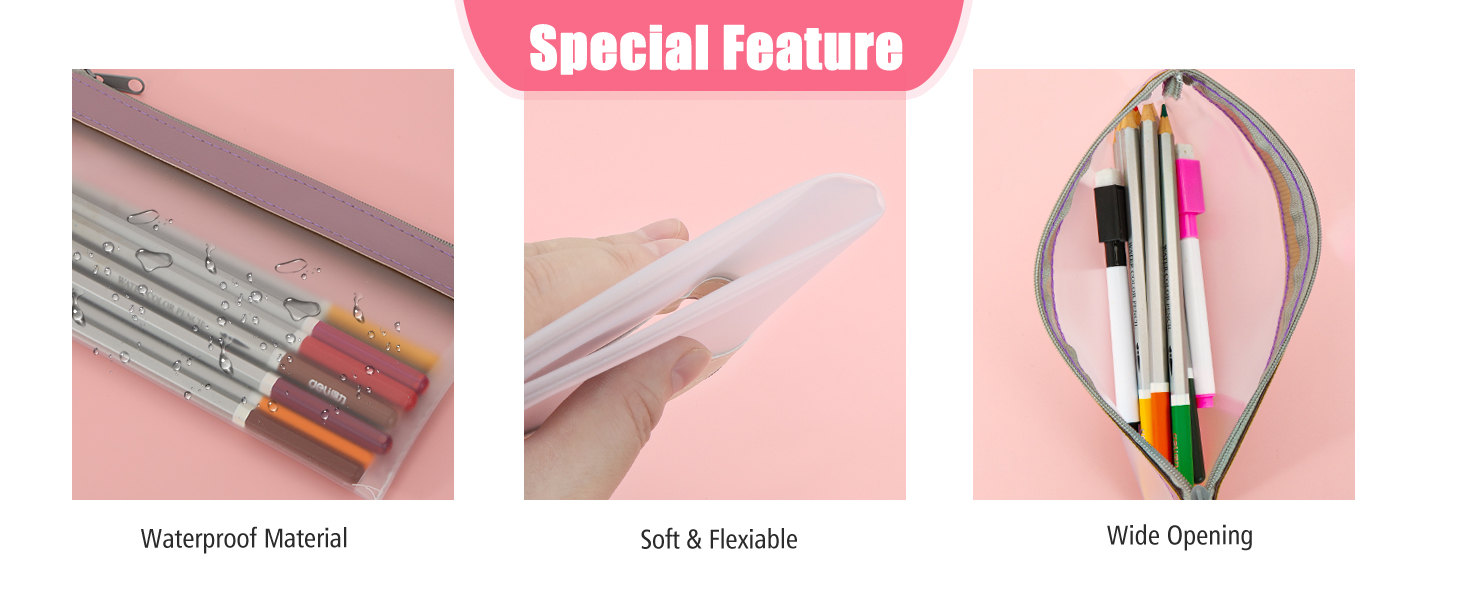 clear pencil case