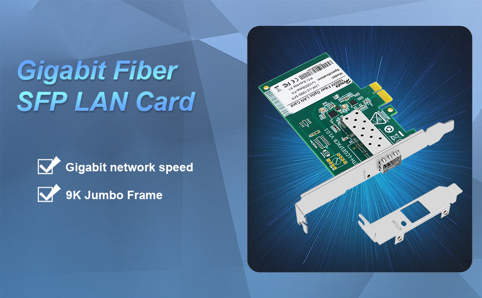 1000Mbps Gigabit Ethernet PCI E Network Adapter
