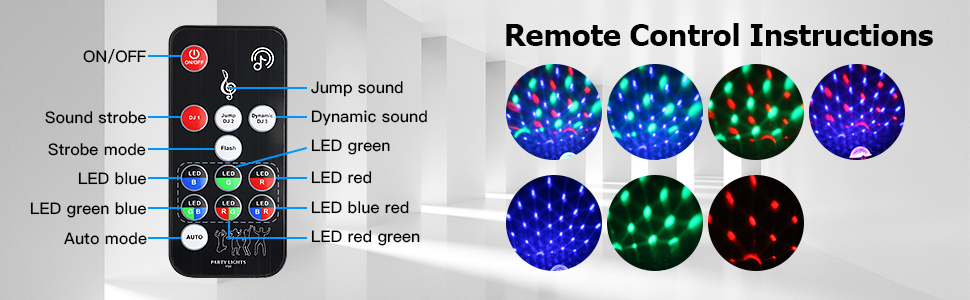 USB Mini Disco Lights