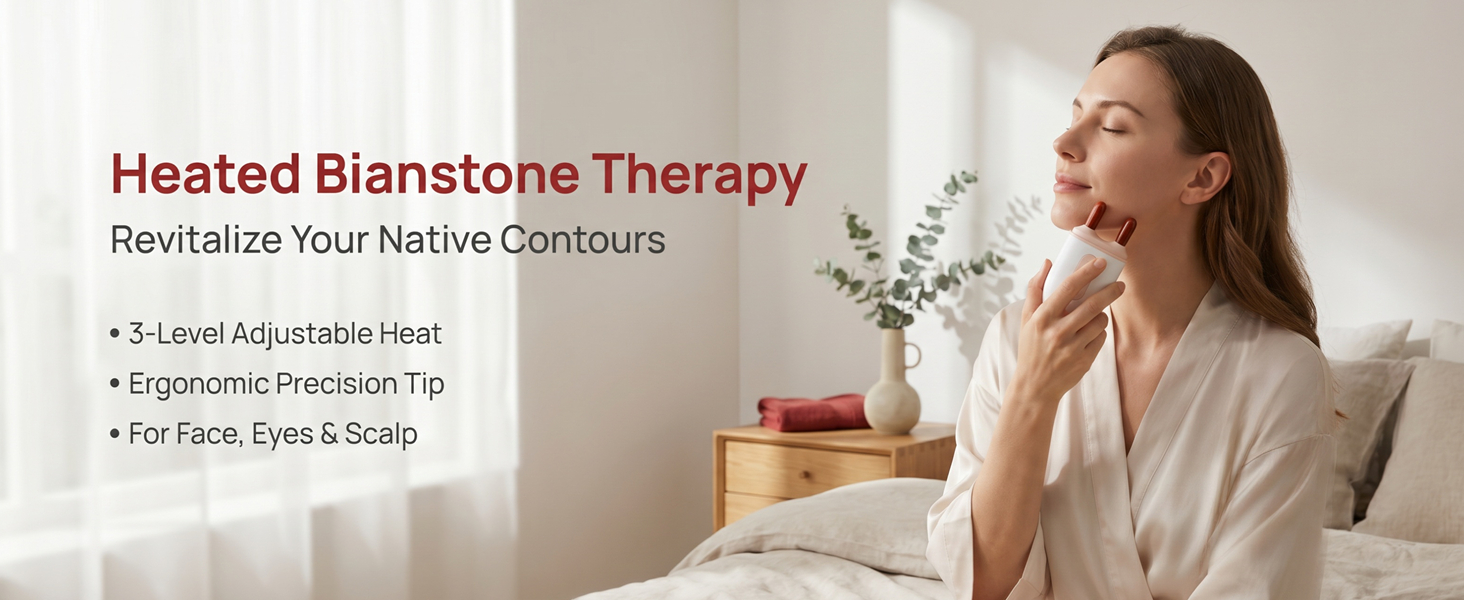 Natural Bian Stone Eye & Nose Massager