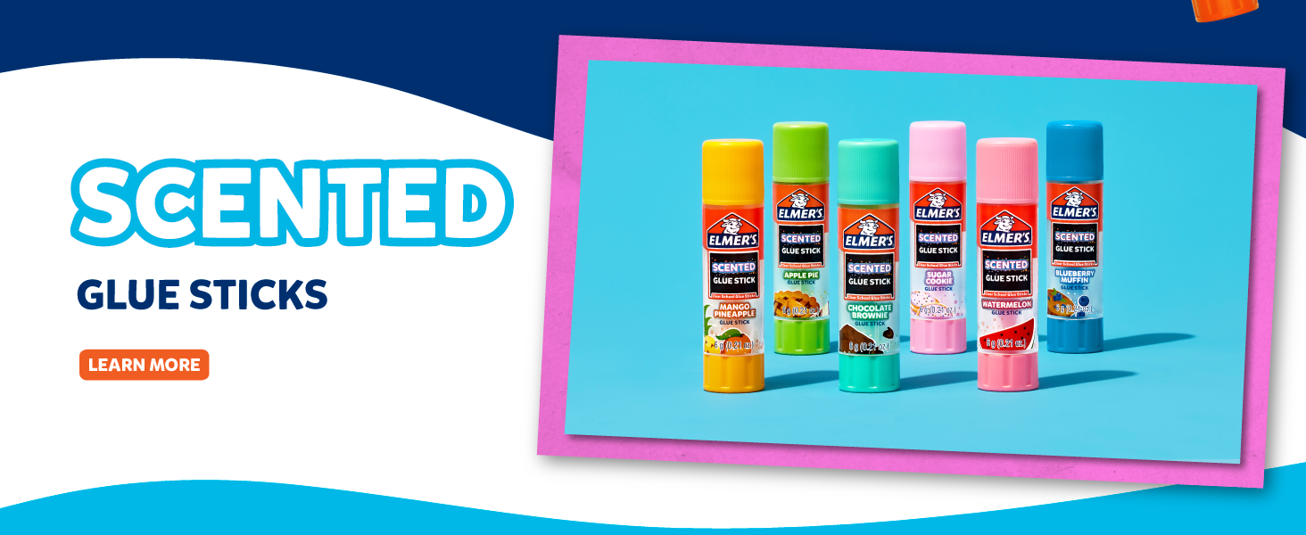 scented glue sticks dessert food kids fun art craft project summer activity gift holiday new year