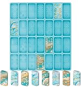 Domino Resin Molds, Domino Molds for Resin Casting, Professional Dominos Molds for Epoxy Resin, D...