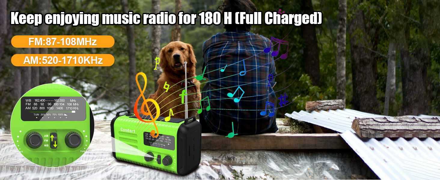 crank radio hand crank emergency radio noaa weather radio