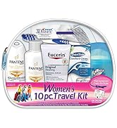 Convenience Kits International Women's Deluxe 10 Piece Kit with Travel Size TSA Compliant Essenti...