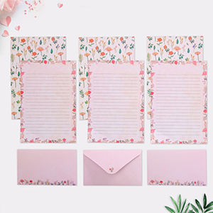 Cute stationary writing paper and envelope kits