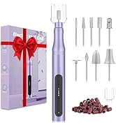 Electric Nail Drill Set, Cordless Electric Nail File Set Rechargeable, 5 Speed Portable Nail Dril...