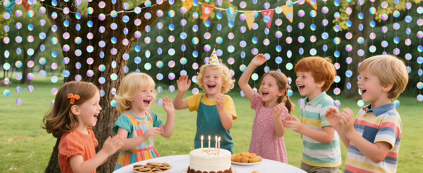 Star garland happy birthday banner congratulations banner streamers party decorations