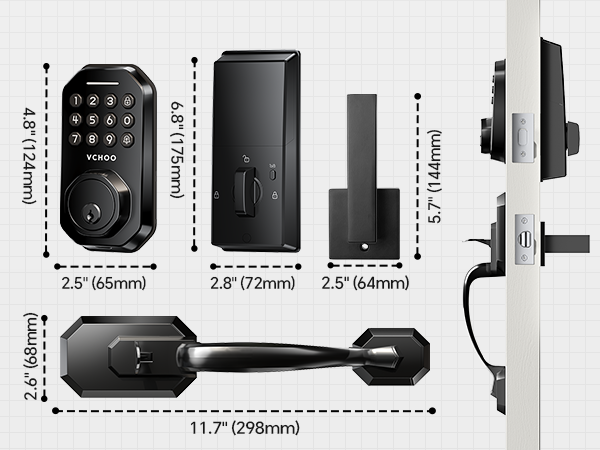 VCHOO Keyless Entry Door Lock