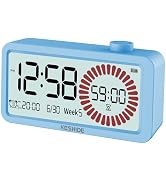 KESHIDE Visual Timer for Kids and Adults with Alarm Clock,LCD Digital 60-Minute Countdown Timer T...