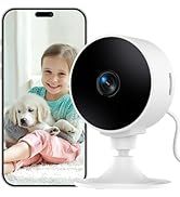 Elelink Security Camera Indoor 2K/3MP, Pet & Baby Monitor WiFi Camera with Motion & Sound Detecti...