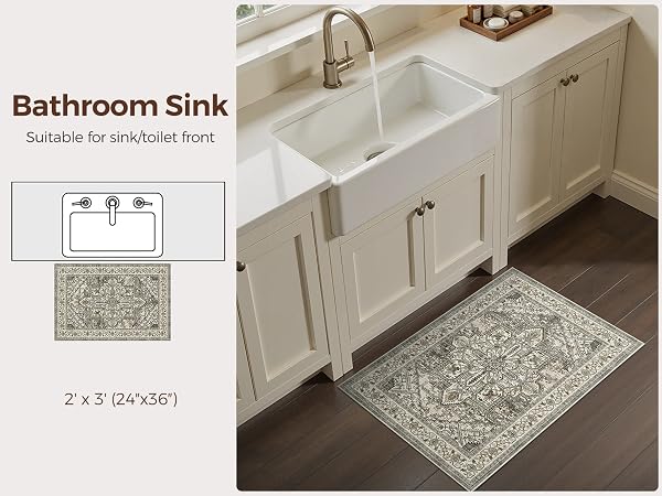 sink rug