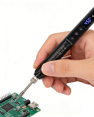 Portable soldering iron