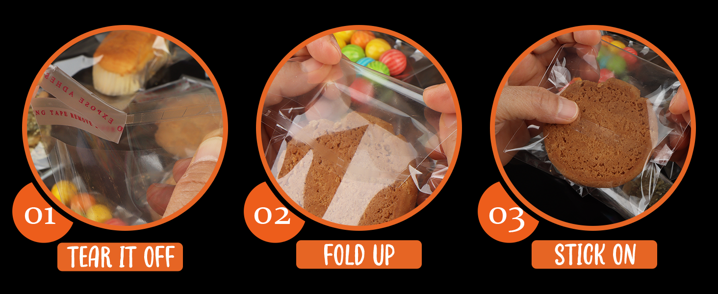 Clear Self Sealing Cellophane Bags
