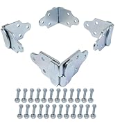 Boxer 8 Piece Set of Heavy Duty Stake Rack Connectors with Bolts for Utility Trailers – Rust and ...