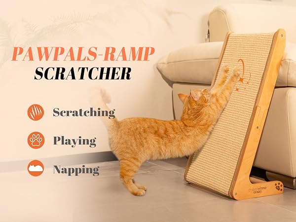 sisal cat scratcher ramp