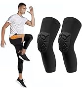 YEEKORO Knee Pads for Men & Women, 1 Pair Knee Compression Sleeve with Thickened Pads, Knee Prote...