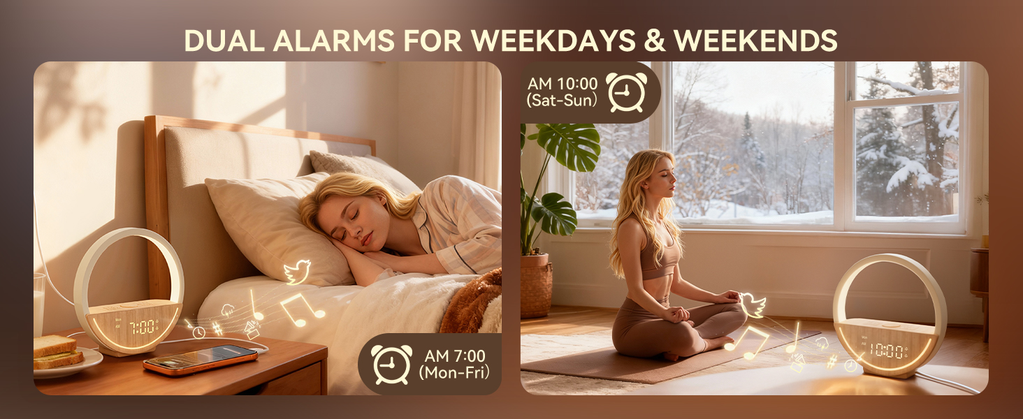 dual alarm clocks