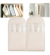 Space Saving Hanging Garment Bag with Self Compression Zipper, 2025 New Space Saver Clothes Stora...
