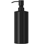 ARKTEK Large Stainless Steel Countertop Soap Dispenser Matte Black- Rust and Leak Proof Liquid Ha...