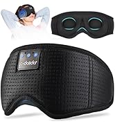 LC-dolida Sleep Headphones, Sleep Mask Bluetooth Wireless Music Eye Mask, Sleeping Headphones for...