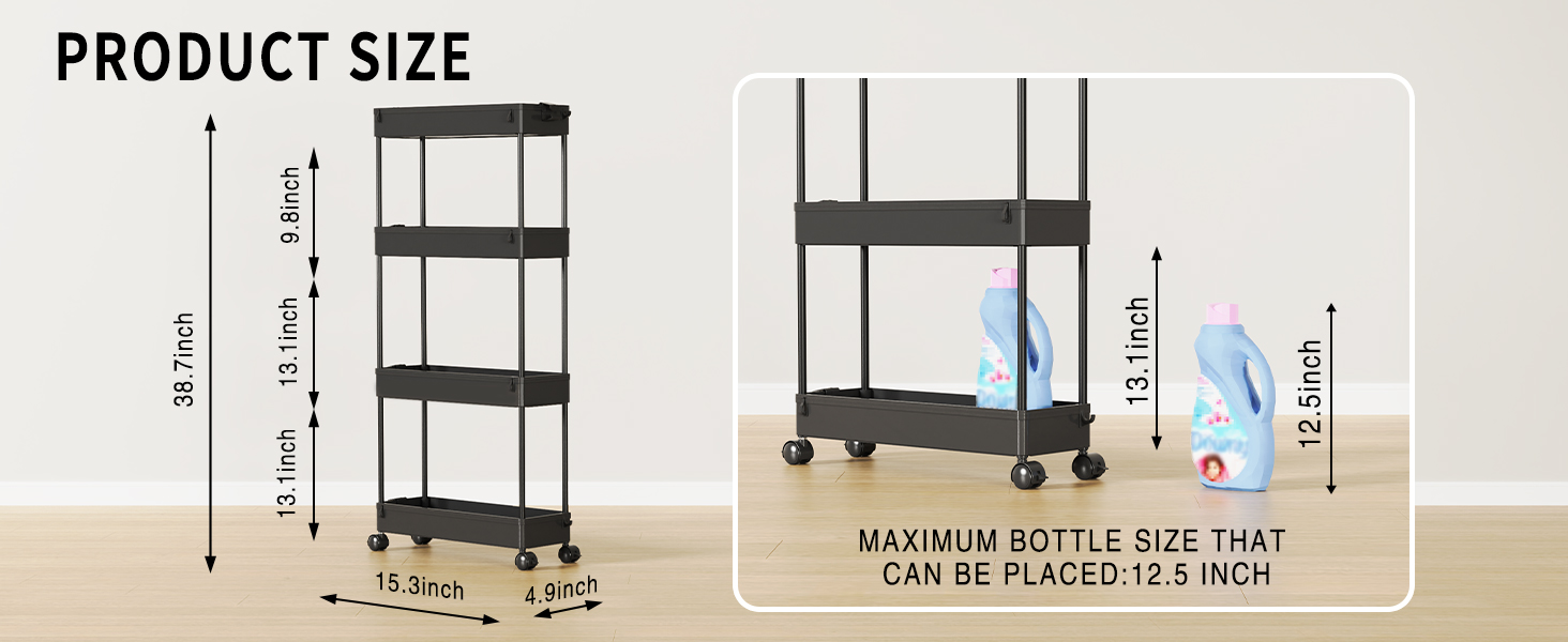 storage cart for bathroom