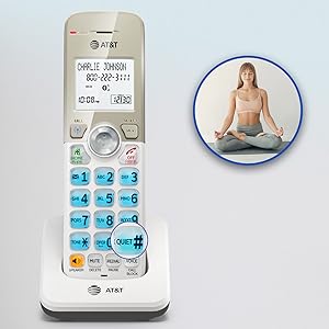 AT&T, ATT, Quiet Mode, Cordless Phone, Additional Handset, Accessory Handset