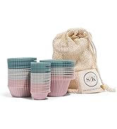 The Silicone Kitchen Reusable Silicone Baking Cups Gift Set Bundle, 24 Regular Baking Cups, 12 Ju...