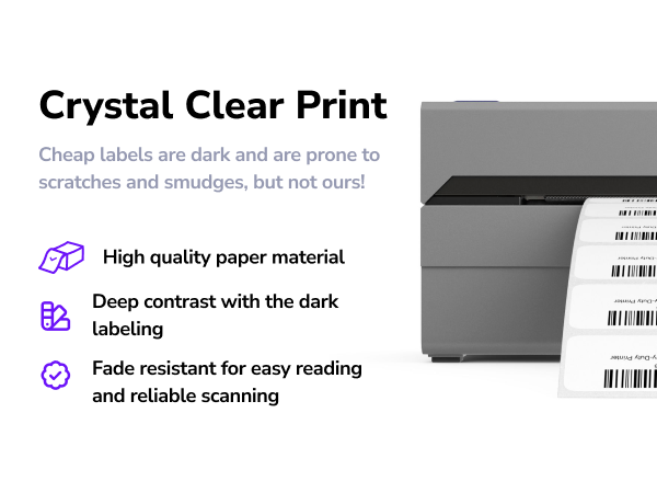 strong adhesive clear printing waterproof oil proof non jamming auto fast print paper scanning