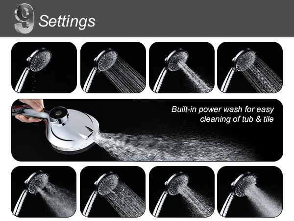 shower head with handheld