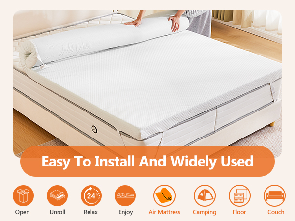 Memory Foam Mattress Topper