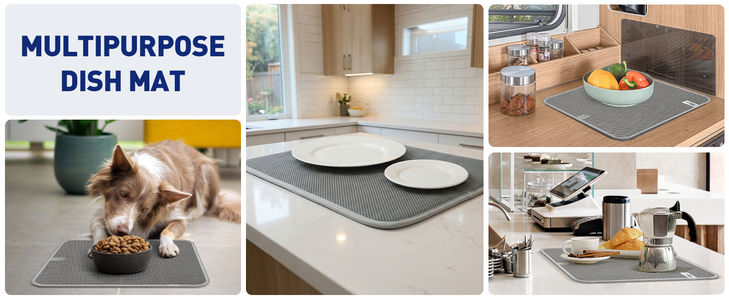 multipurpose dish drying mat