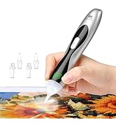 Diamond Art Kits for Adults, Electric Diamond Art Pens with Light, 3 Suction & 3 Brightness Level...
