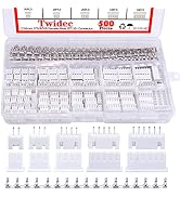 Twidec/500PCS 2.54mm 2/3/4/5/6 Male JST-XH Connector and Female Pin Housing Connector Socket with...