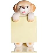 Dog Pop-up Sticky Note Dispenser, Includes 1 Pad of 3x3 in Super Sticky Notes, 100 Sheets, Resin ...