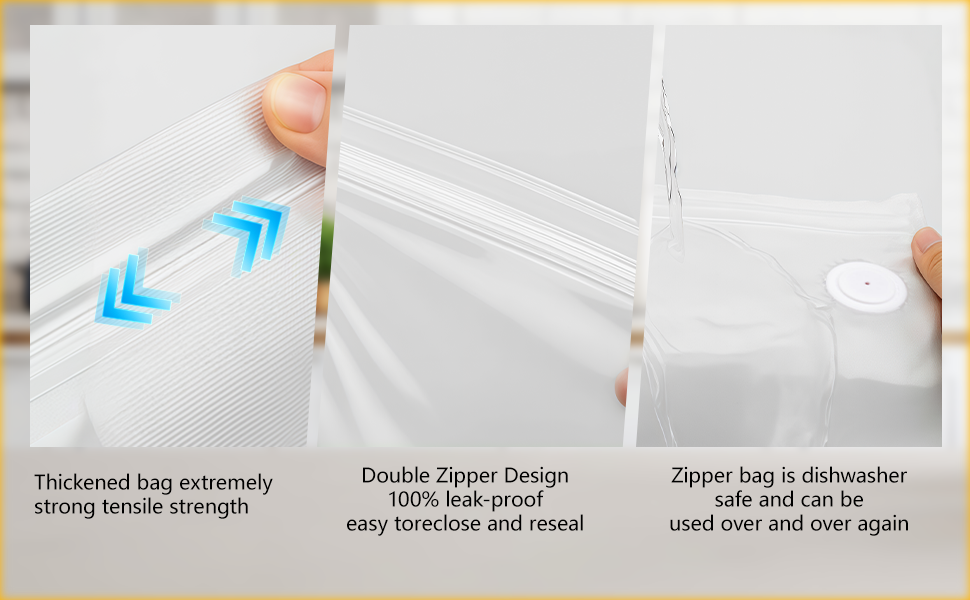 Jcuumld handheld vacuum sealer bags